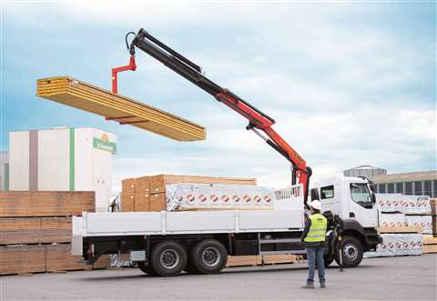 Electric loader crane concept vehicle from Palfinger