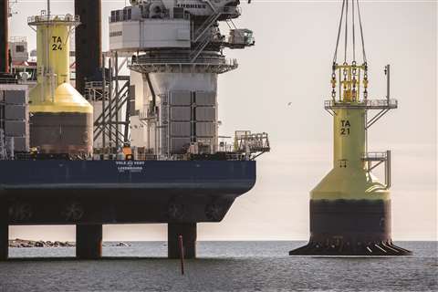 Enerpac synchoist offshore wind turbine gravity base installation