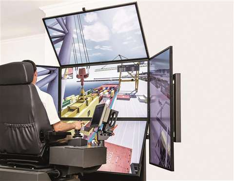 Simulator for safer handling in New Zealand port