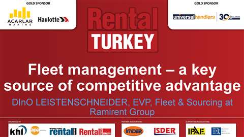 Dino leistenschneider ramirent turkish rental