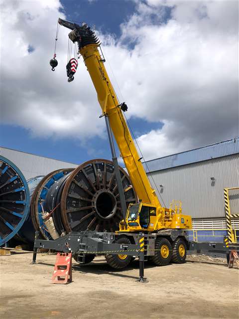 Brazilian company TEM takes delivery of new Grove rough terrain model