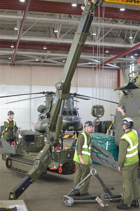 Unic training at RAF Odiham air base
