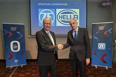 ZF and Hella have announced a strategic partnership